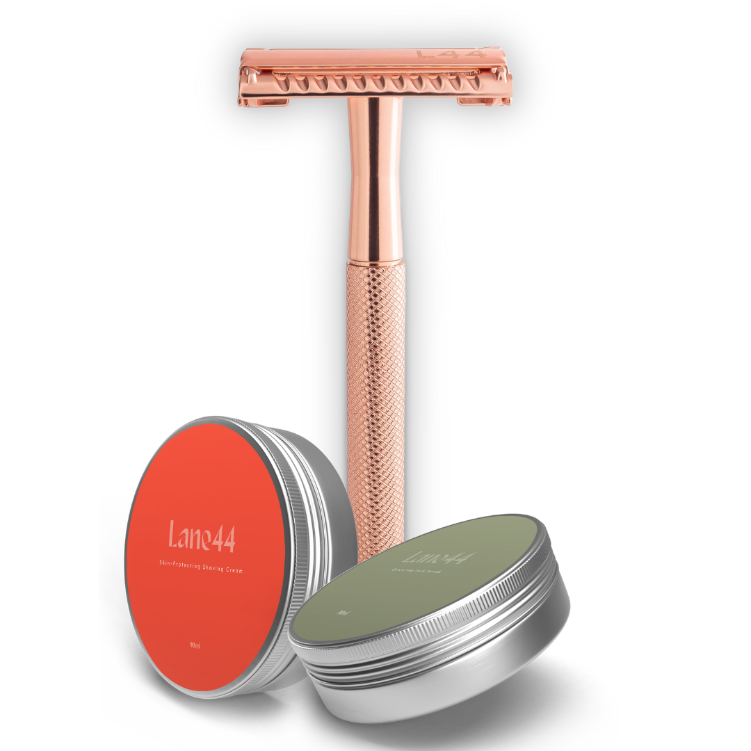 The Ultimate Ingrown Hair Prevention Pack Safety Razor Kit Lane44