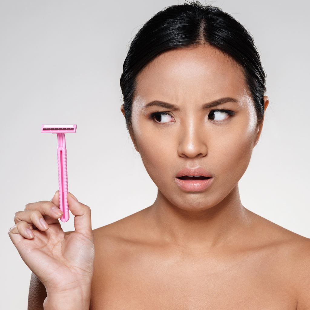 Women's Safety Razor | with Vegan Shave Cream & 25 Blades | Lane44 ...