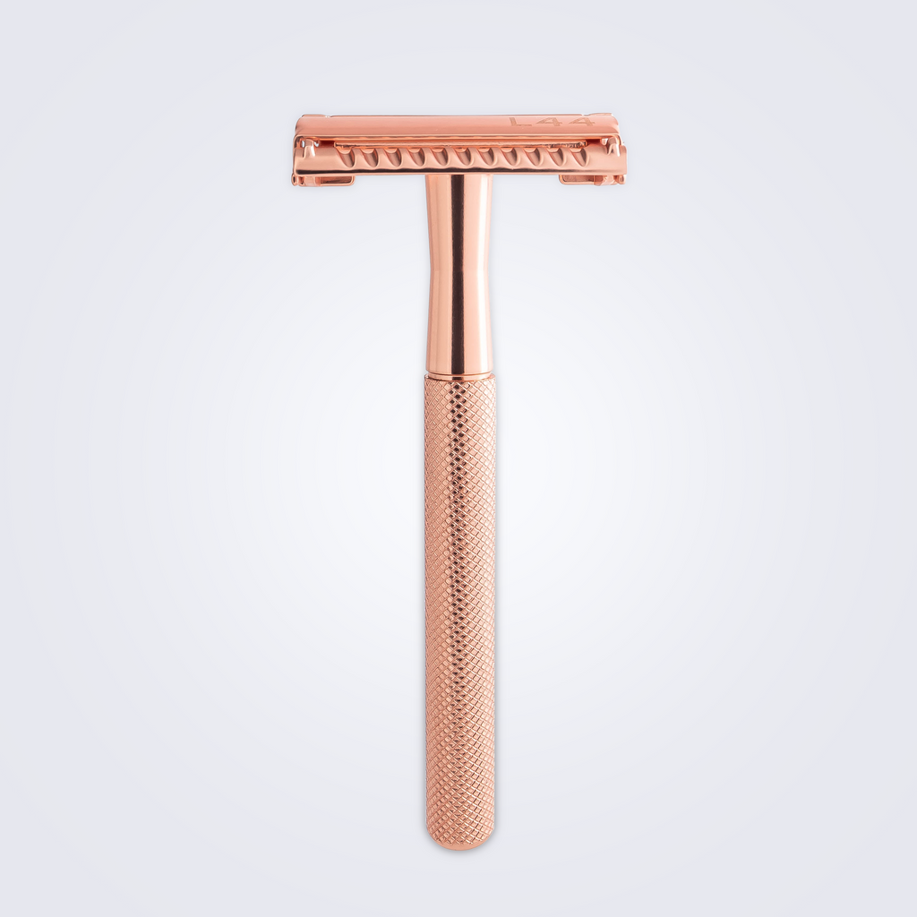 rose gold safety razor