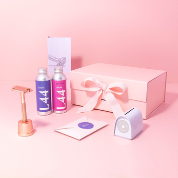 rose gold safety razor gift set