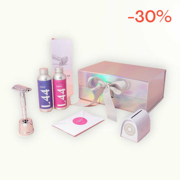 silver safety razor gift set